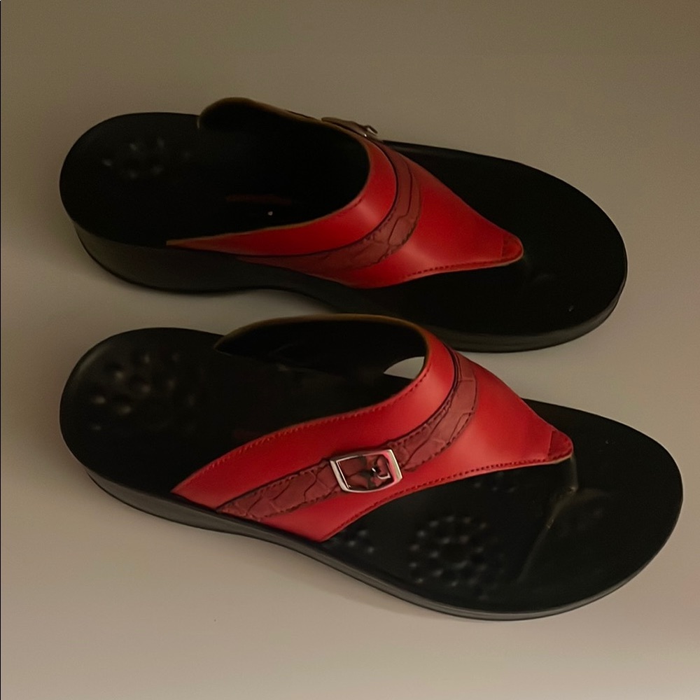 Elegant Red Women's Sandals